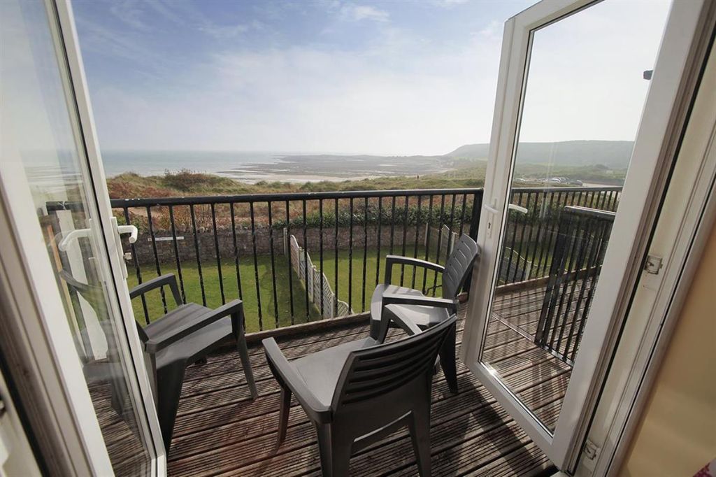 Malt Cottage - Balcony with stunning coastal views over Port Eynon